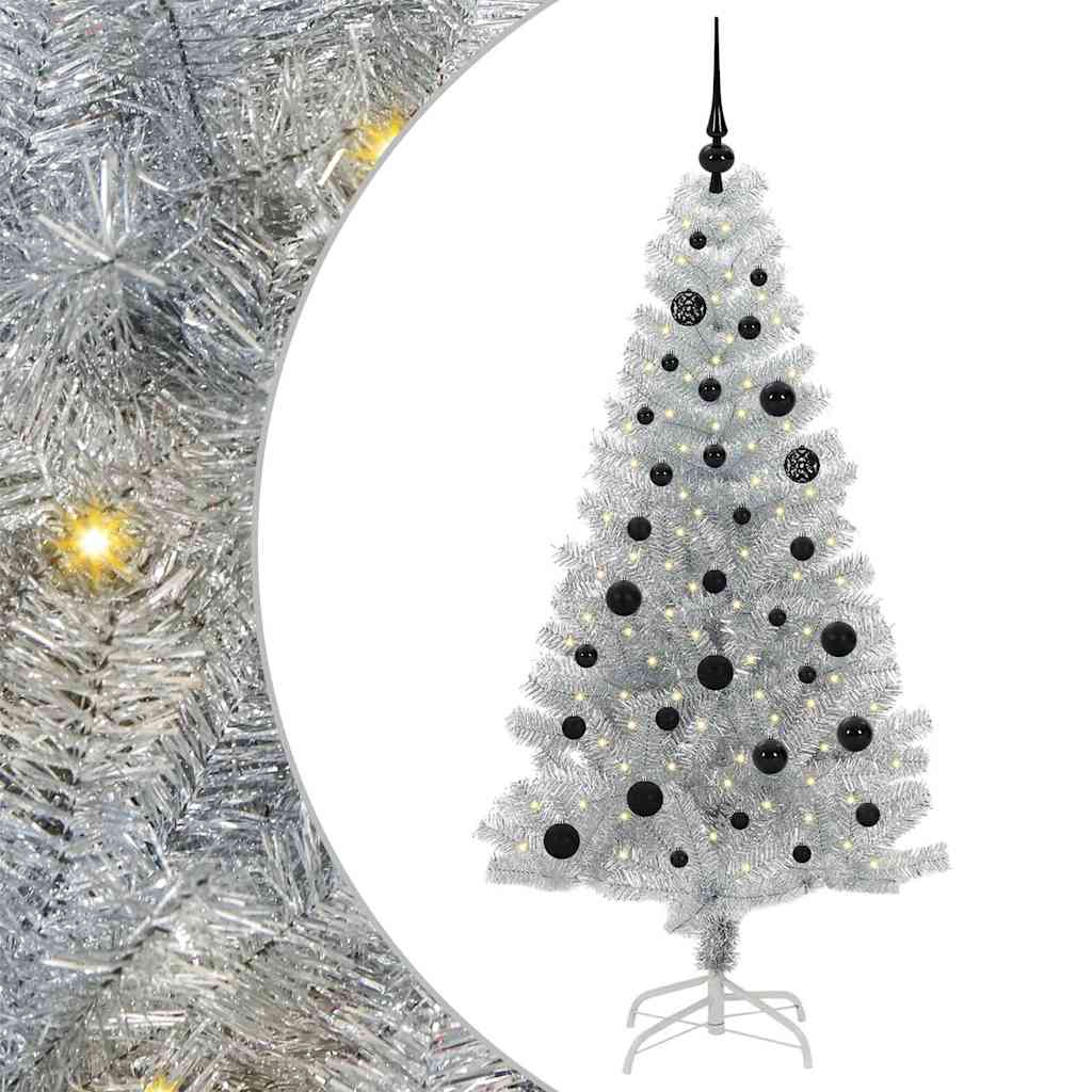 Weihnachtsbaum Silber 150 cm PET