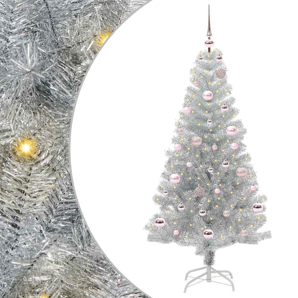 Weihnachtsbaum Silber 150 cm PET