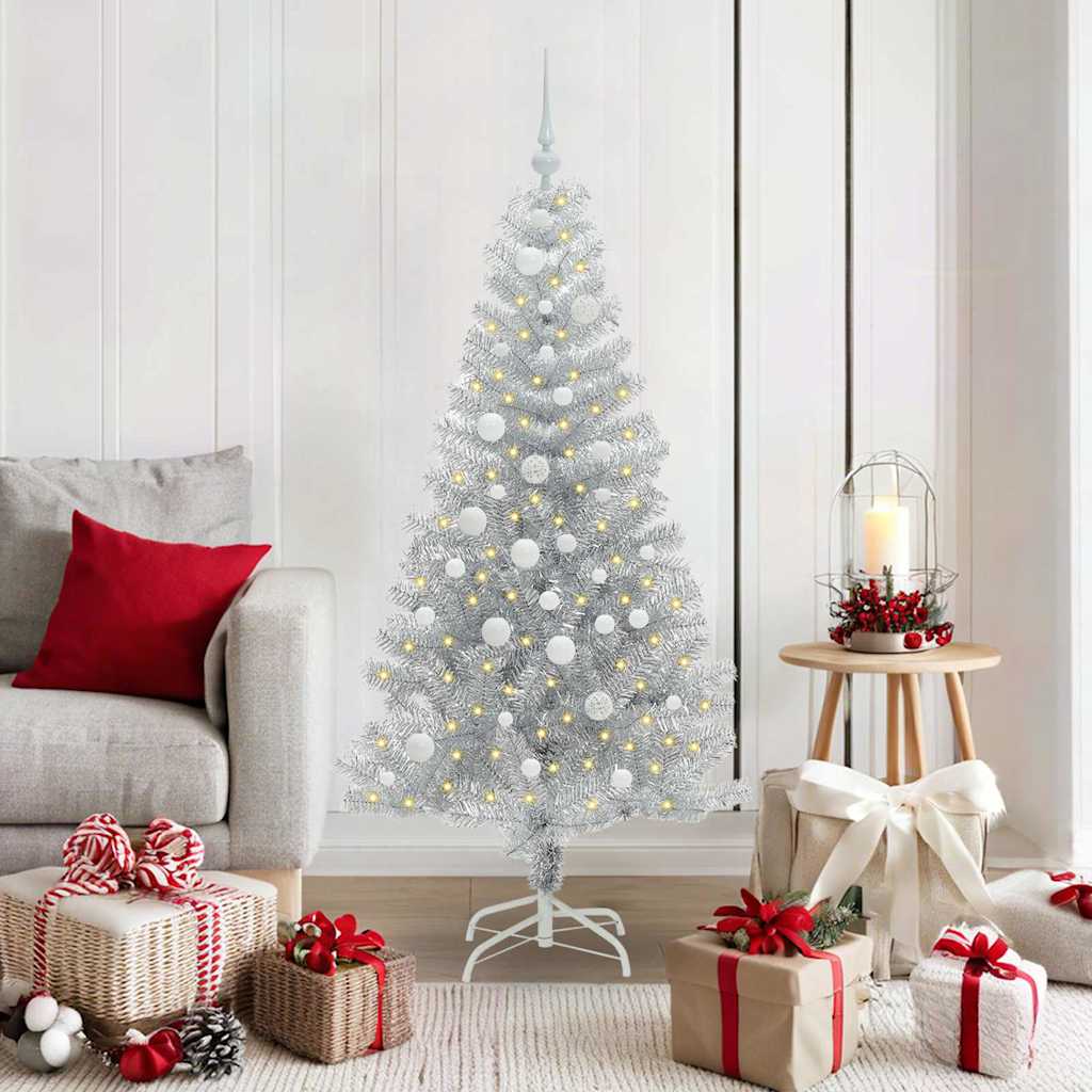 Weihnachtsbaum Silber 150 cm PET