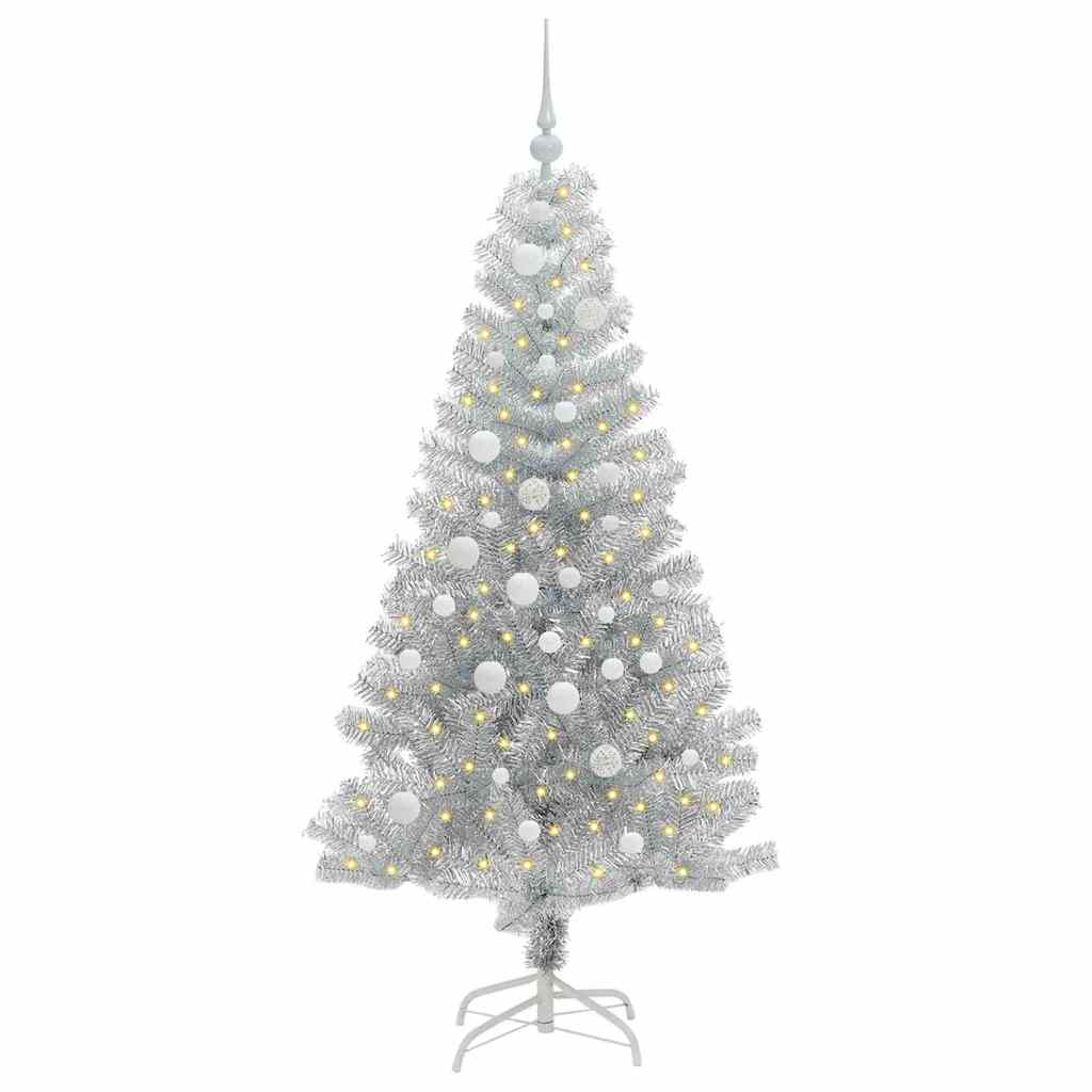Weihnachtsbaum Silber 150 cm PET