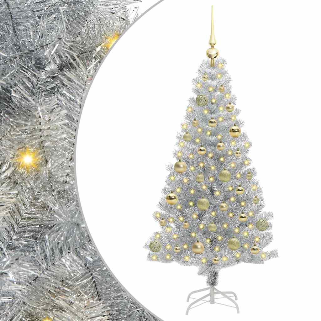 Weihnachtsbaum Silber 150 cm PET