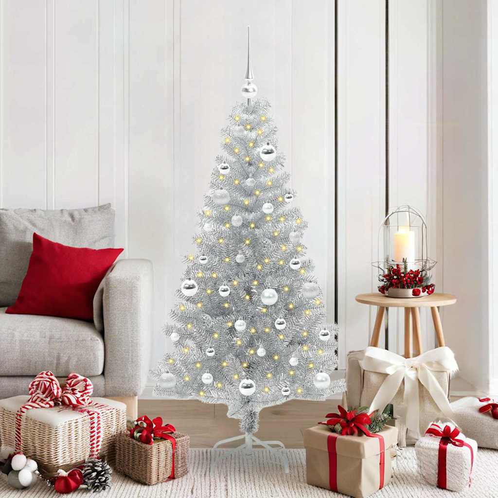 Weihnachtsbaum Silber 150 cm PET