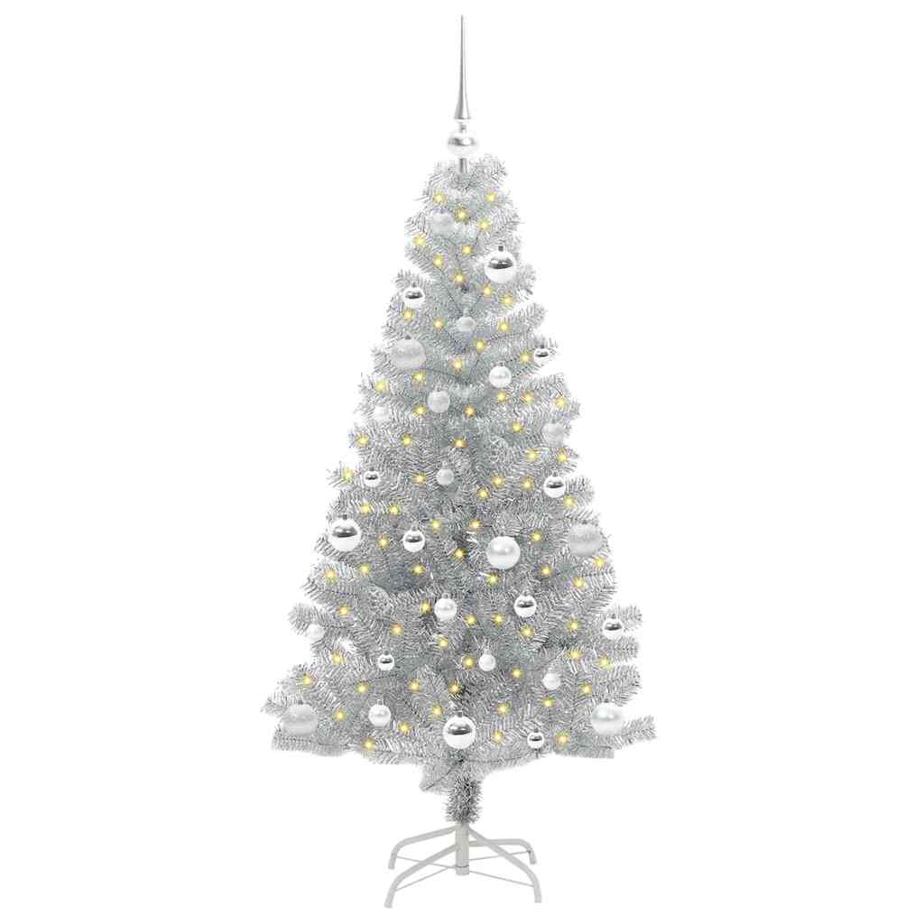 Weihnachtsbaum Silber 150 cm PET