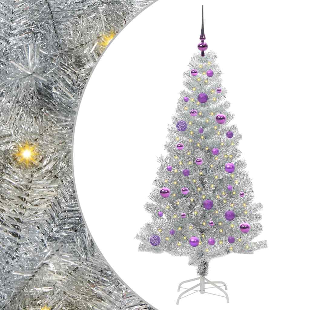 Weihnachtsbaum Silber 150 cm PET