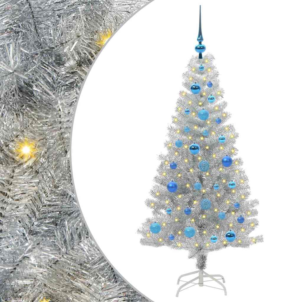 Weihnachtsbaum Silber 150 cm PET