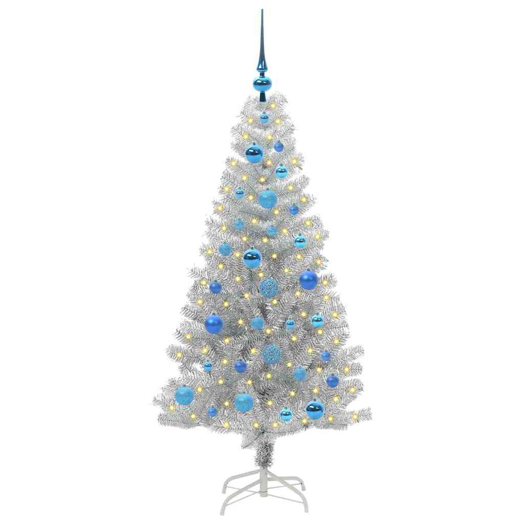 Weihnachtsbaum Silber 150 cm PET