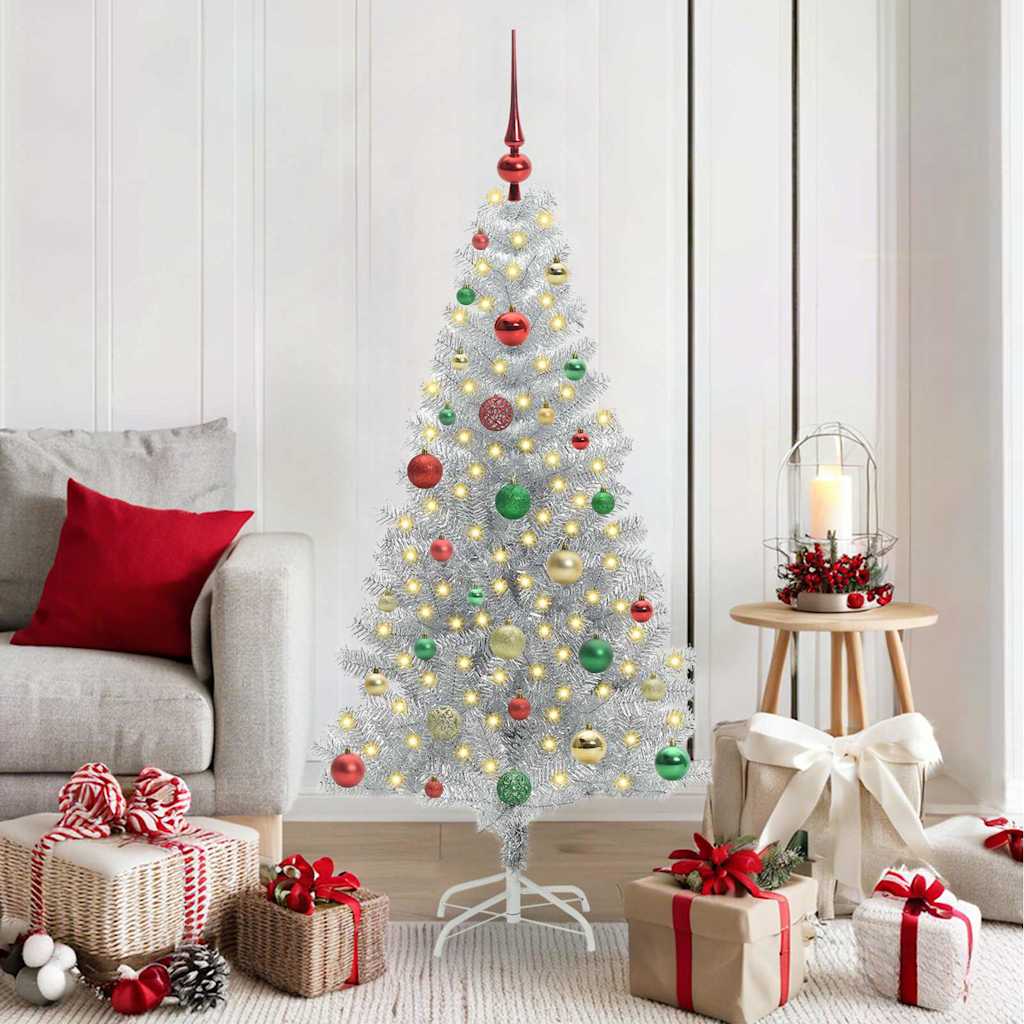 Weihnachtsbaum Silber 150 cm PET