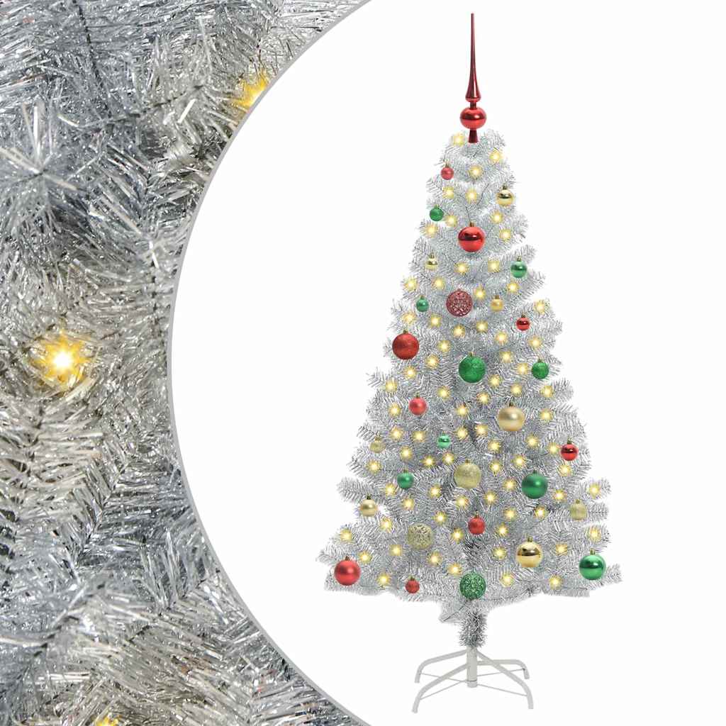 Weihnachtsbaum Silber 150 cm PET