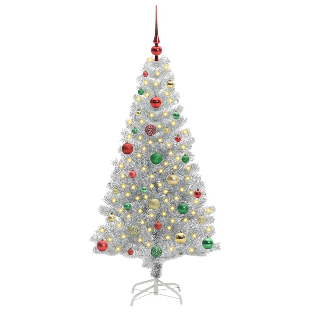 Weihnachtsbaum Silber 150 cm PET