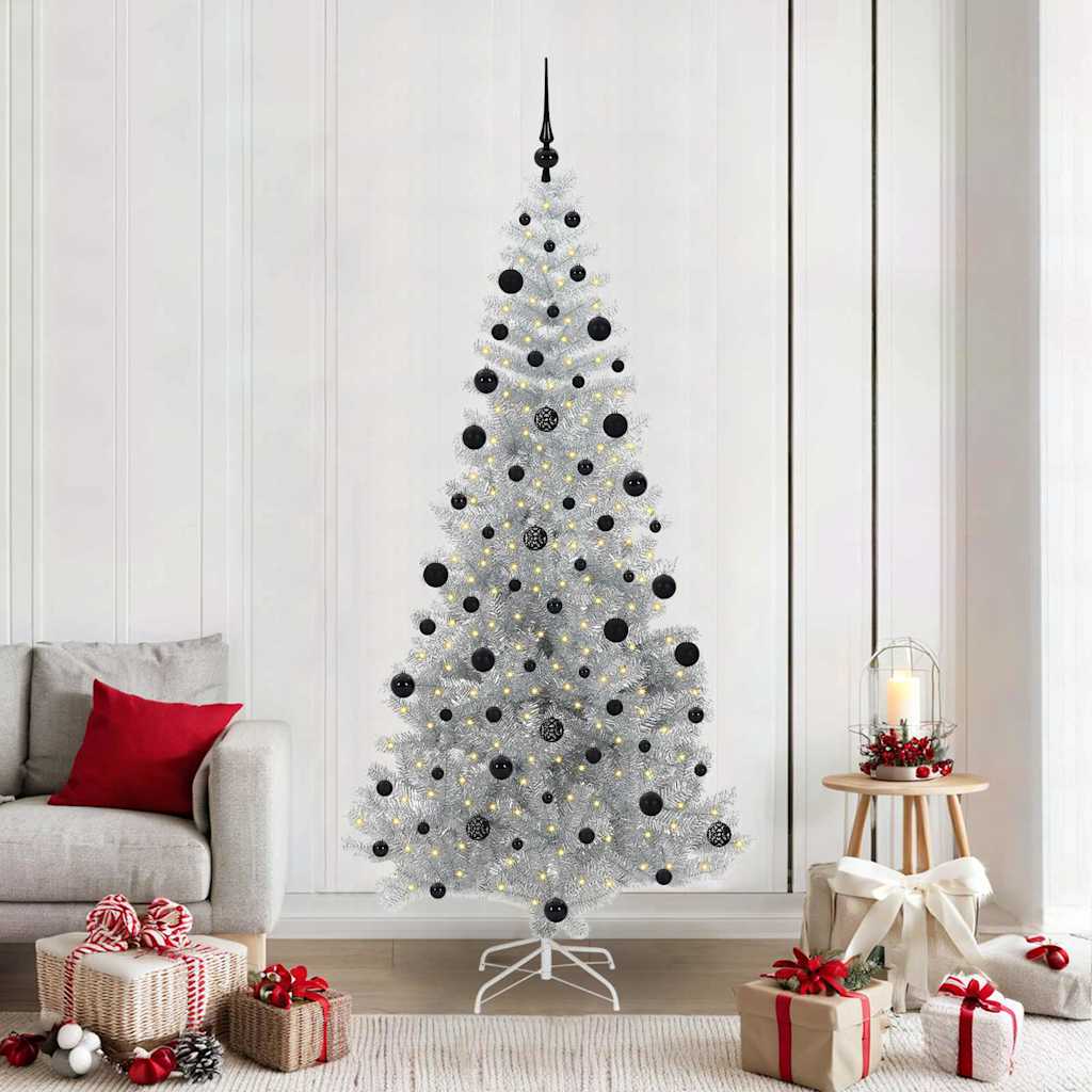 Weihnachtsbaum Silber 210 cm PET