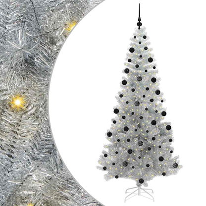 Weihnachtsbaum Silber 210 cm PET