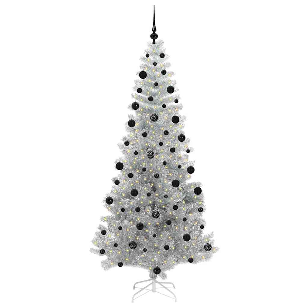Weihnachtsbaum Silber 210 cm PET