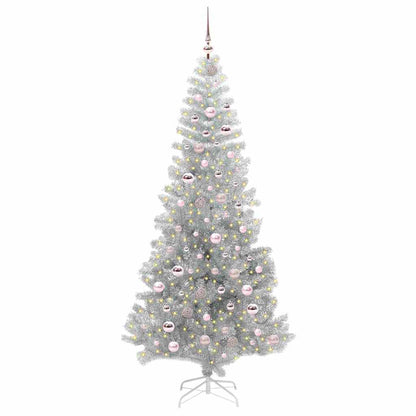 Weihnachtsbaum Silber 210 cm PET