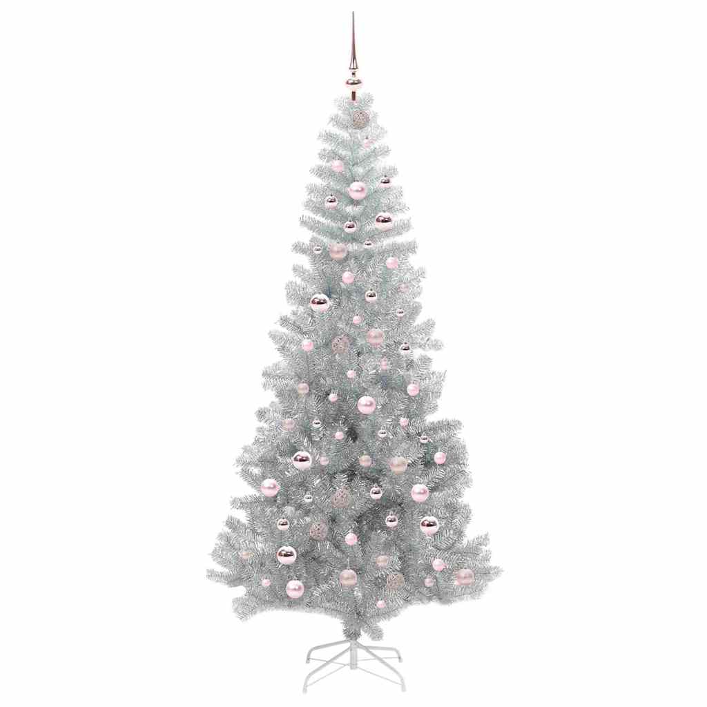 Weihnachtsbaum Silber 210 cm PET