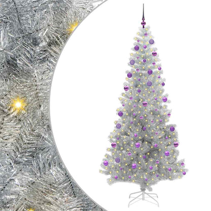 Weihnachtsbaum Silber 210 cm PET