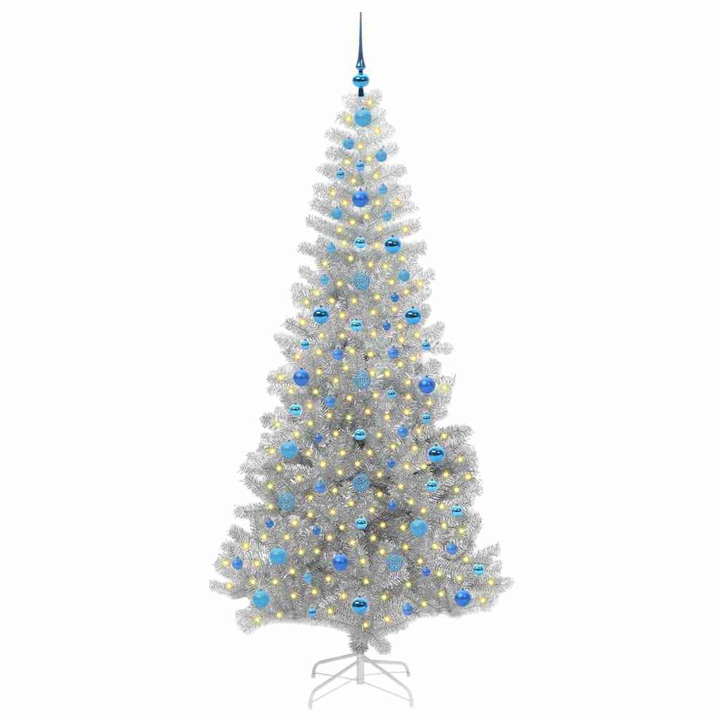 Weihnachtsbaum Silber 210 cm PET