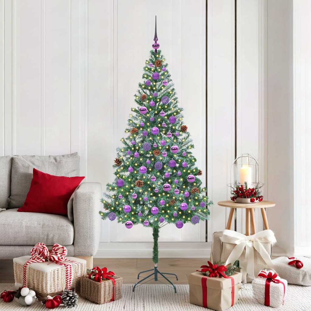 Künstlicher Weihnachtsbaum Grün 180 cm PVC und Stahl