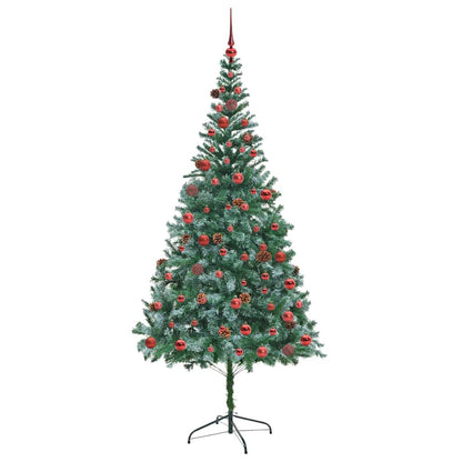 Künstlicher Weihnachtsbaum Grün 210 cm PVC und Stahl
