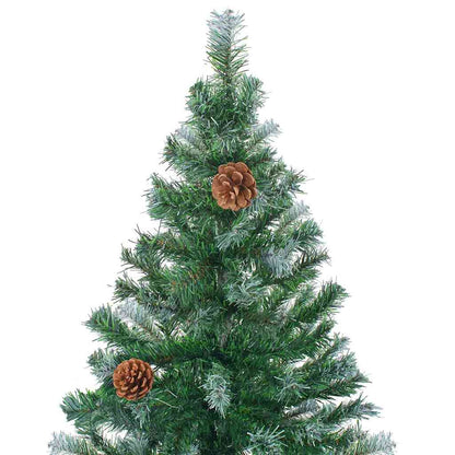 Künstlicher Weihnachtsbaum Grün 210 cm PVC und Stahl