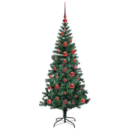 Künstlicher vorbeleuchteter Weihnachtsbaum Grün 120 cm