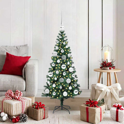 Künstlicher vorbeleuchteter Weihnachtsbaum Grün 120 cm