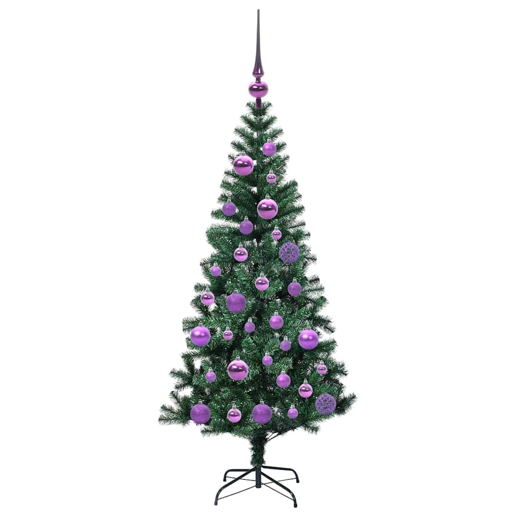 Künstlicher vorbeleuchteter Weihnachtsbaum Grün 120 cm