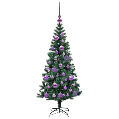 Künstlicher vorbeleuchteter Weihnachtsbaum Grün 120 cm