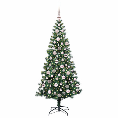 Künstlicher vorbeleuchteter Weihnachtsbaum Grün 180 cm
