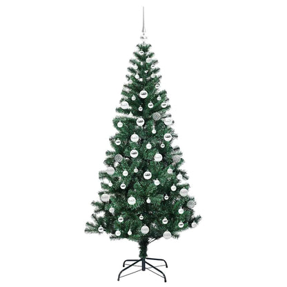 Künstlicher vorbeleuchteter Weihnachtsbaum Grün 180 cm
