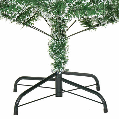 Künstlicher Weihnachtsbaum beschneit mit LED Licht 180 cm