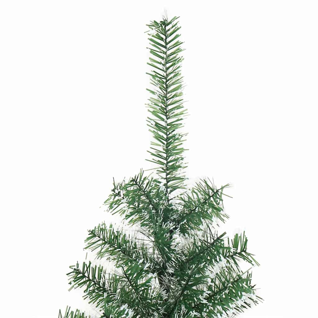 Künstlicher Weihnachtsbaum beschneit mit LED Licht 240 cm