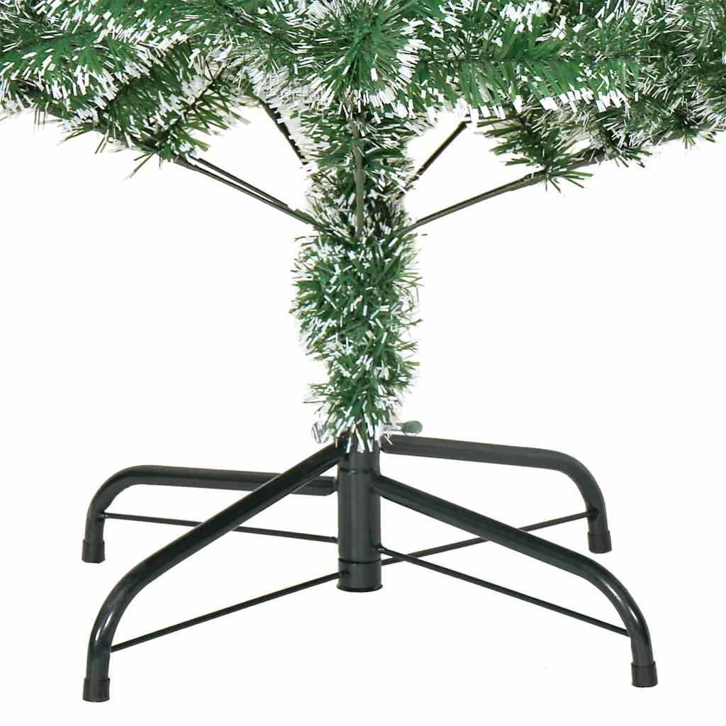 Künstlicher Weihnachtsbaum beschneit mit LED Licht 240 cm