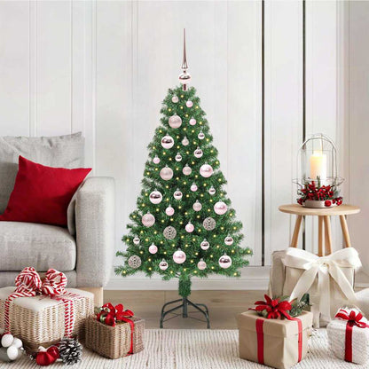 Künstlicher Weihnachtsbaum mit 150 LEDs mit Ständer Grün 120 cm