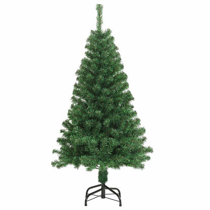 Künstlicher Weihnachtsbaum mit 150 LEDs mit Ständer Grün 120 cm