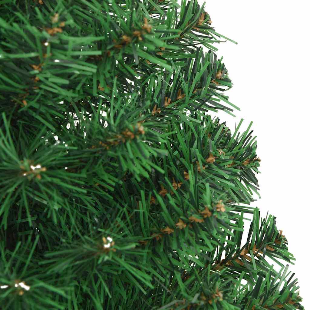 Künstlicher Weihnachtsbaum mit 150 LEDs mit Ständer Grün 150 cm
