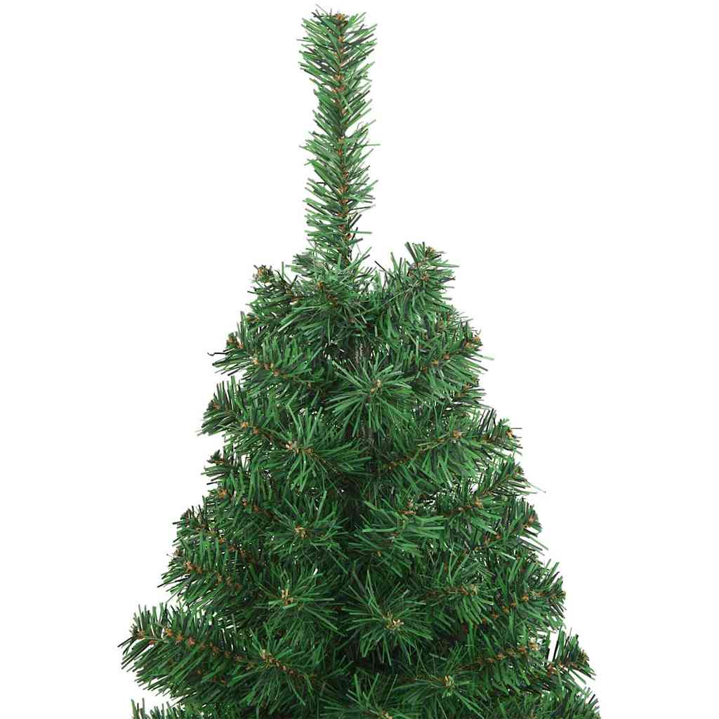 Künstlicher Weihnachtsbaum mit 150 LEDs mit Ständer Grün 150 cm