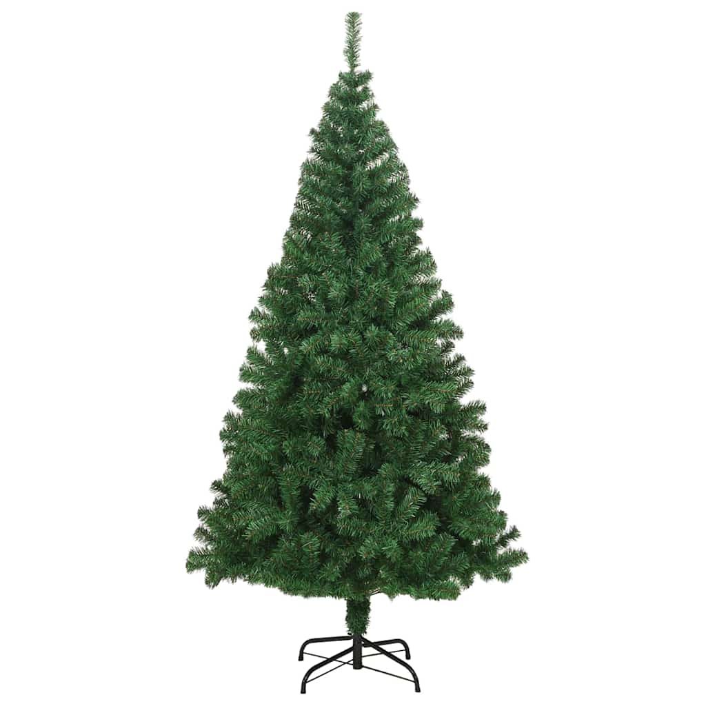 Künstlicher Weihnachtsbaum mit 300 LEDs mit Ständer Grün 240 cm