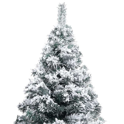 Künstlicher Weihnachtsbaum mit 150 LEDs mit Ständer Weiß 120 cm