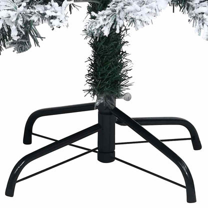 Künstlicher Weihnachtsbaum mit 150 LEDs mit Ständer Weiß 120 cm