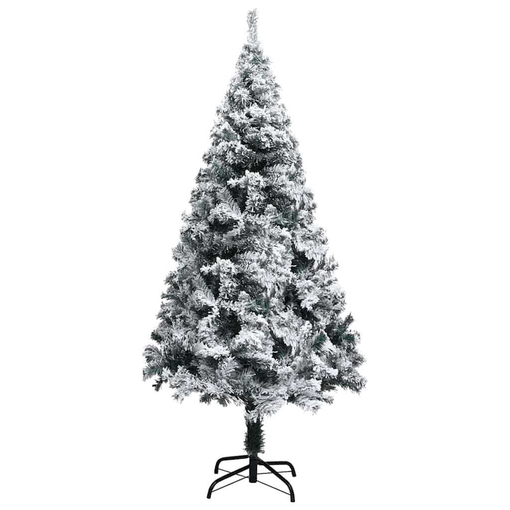 Künstlicher Weihnachtsbaum mit 150 LEDs mit Ständer Weiß 120 cm