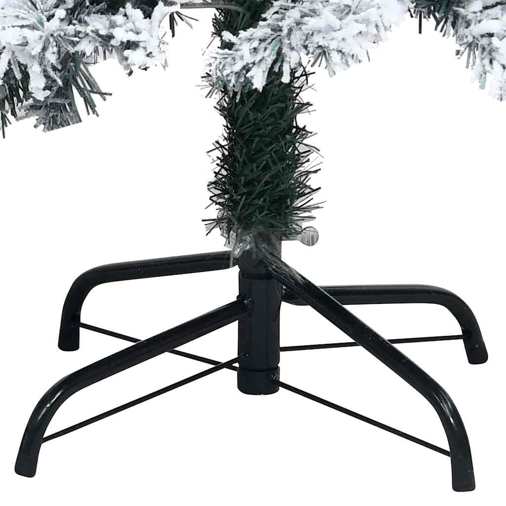 Künstlicher Weihnachtsbaum mit 150 LEDs mit Ständer Weiß 150 cm