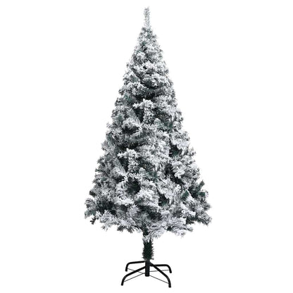 Künstlicher Weihnachtsbaum mit 150 LEDs mit Ständer Weiß 150 cm