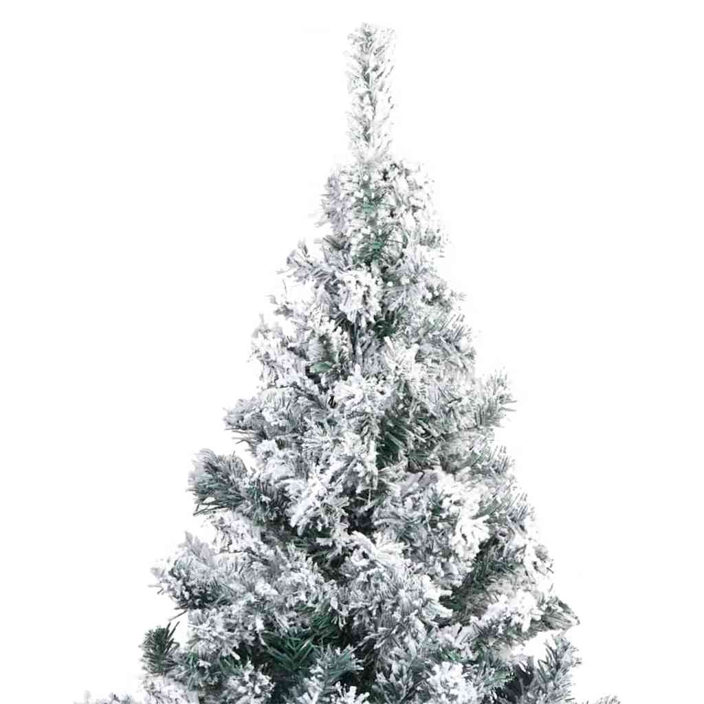 Künstlicher Weihnachtsbaum mit 300 LEDs mit Ständer Weiß 180 cm