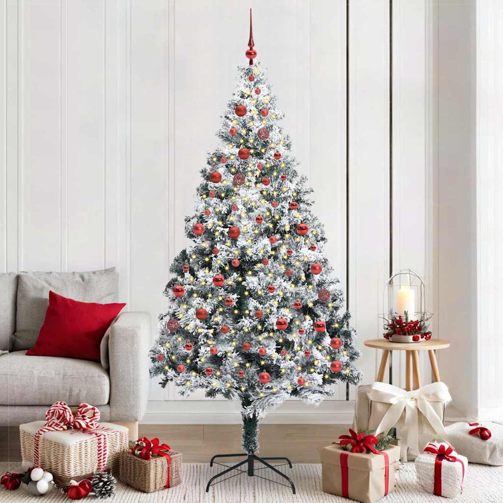 Künstlicher Weihnachtsbaum Weiß 210 cm