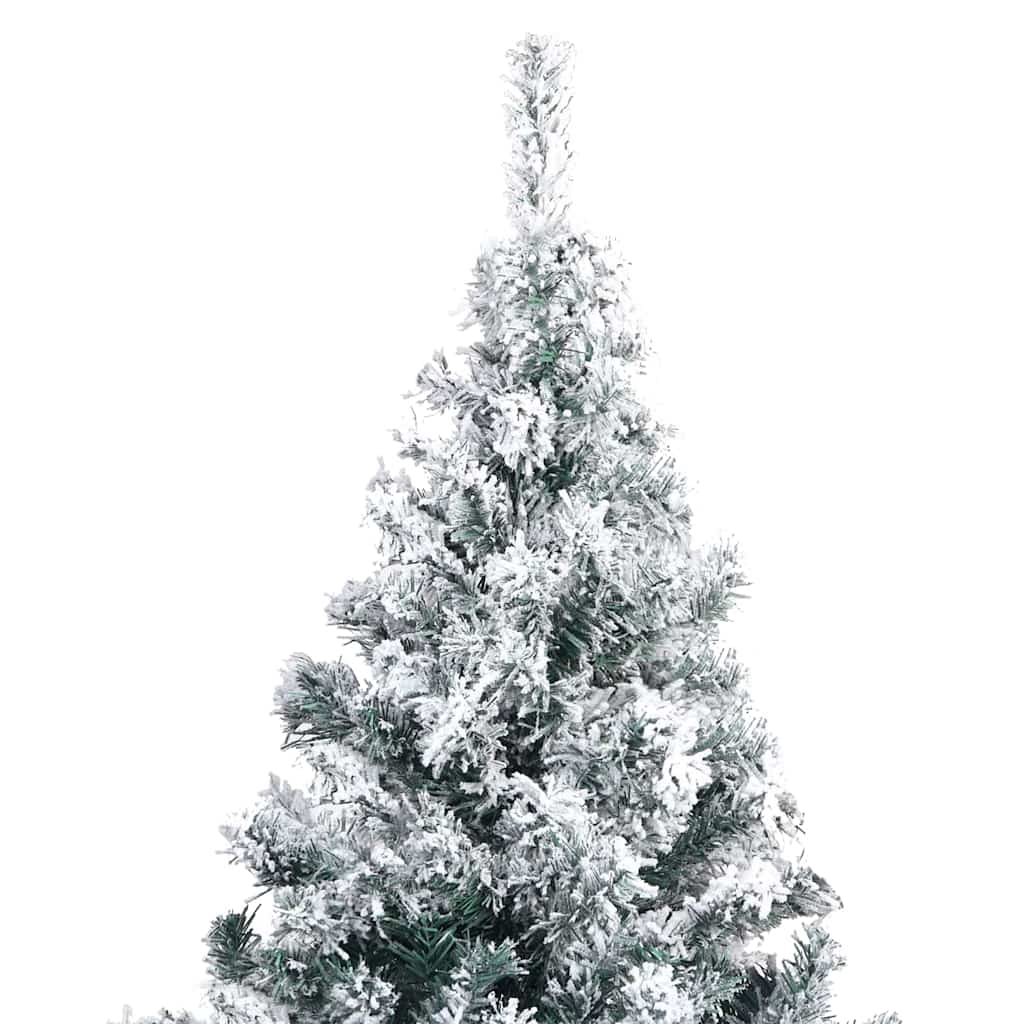 Künstlicher Weihnachtsbaum mit 300 LEDs mit Ständer Weiß 240 cm