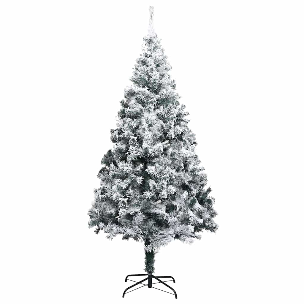 Künstlicher Weihnachtsbaum mit 300 LEDs mit Ständer Weiß 240 cm