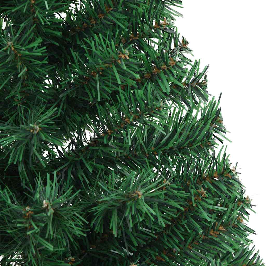 Künstlicher vorbeleuchteter Weihnachtsbaum Grün 120 cm PVC