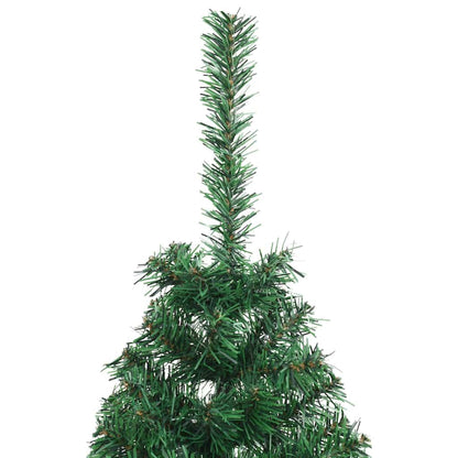 Künstlicher vorbeleuchteter Weihnachtsbaum Grün 150 cm PVC