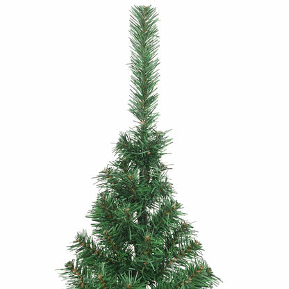 Künstlicher vorbeleuchteter Weihnachtsbaum Grün 210 cm PVC