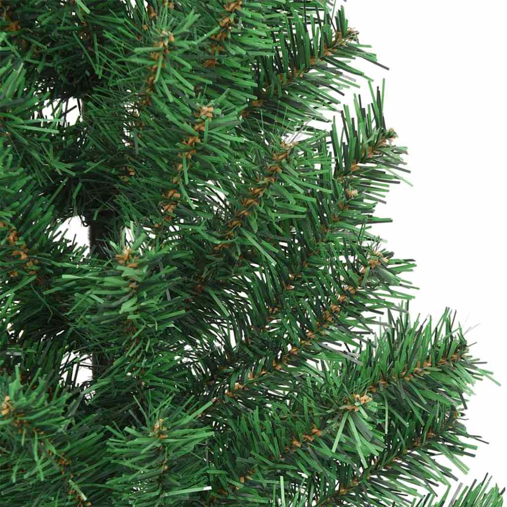 Künstlicher vorbeleuchteter Weihnachtsbaum Grün 240 cm PVC